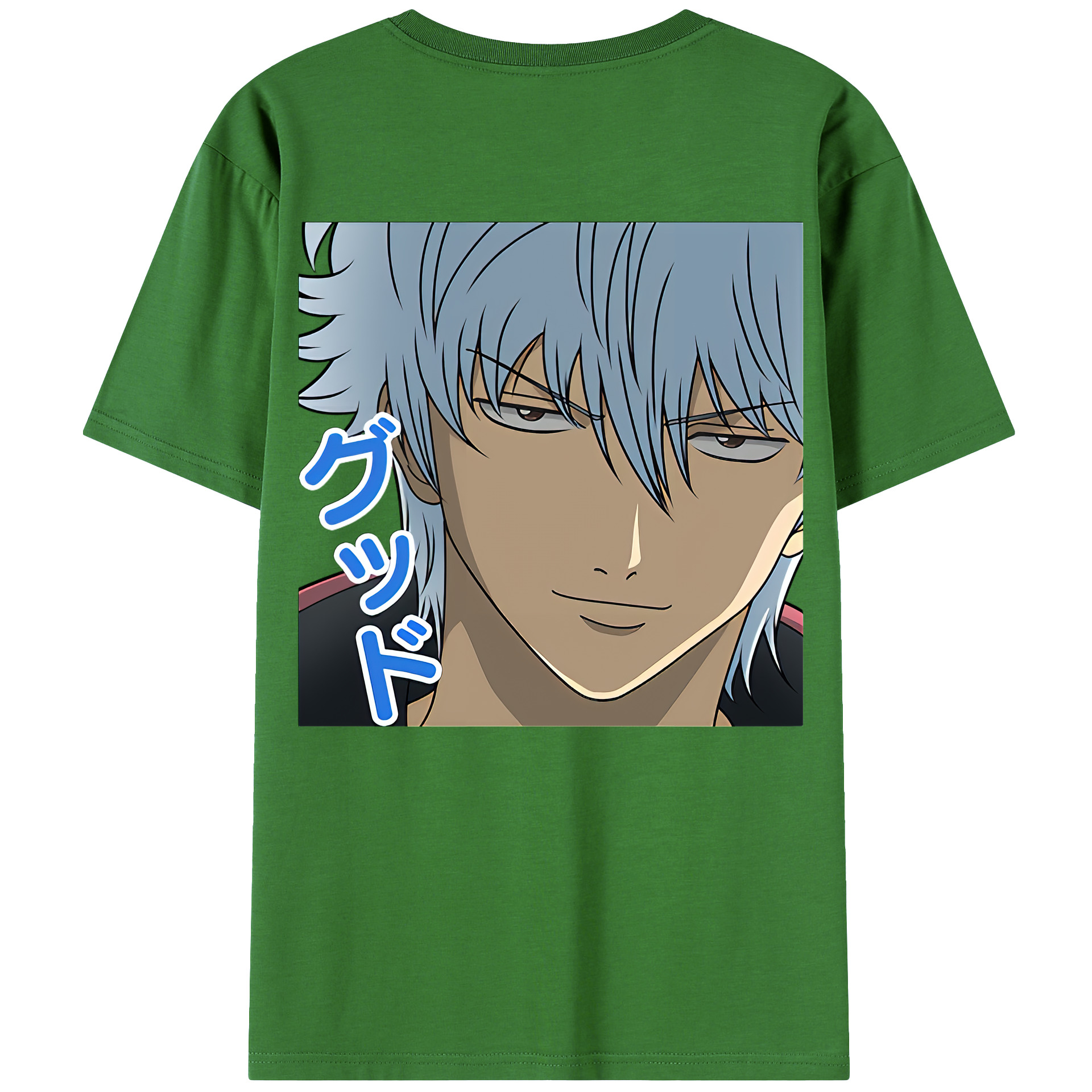（画像用） ぎんたま 坂田銀時（さかたぎんとき） 神楽 志村新八（しむら しんぱち） GINTAMA Sakata Gintoki Kagura Shimura Shinpachi レディース半袖Tシャツ(バックプリント)